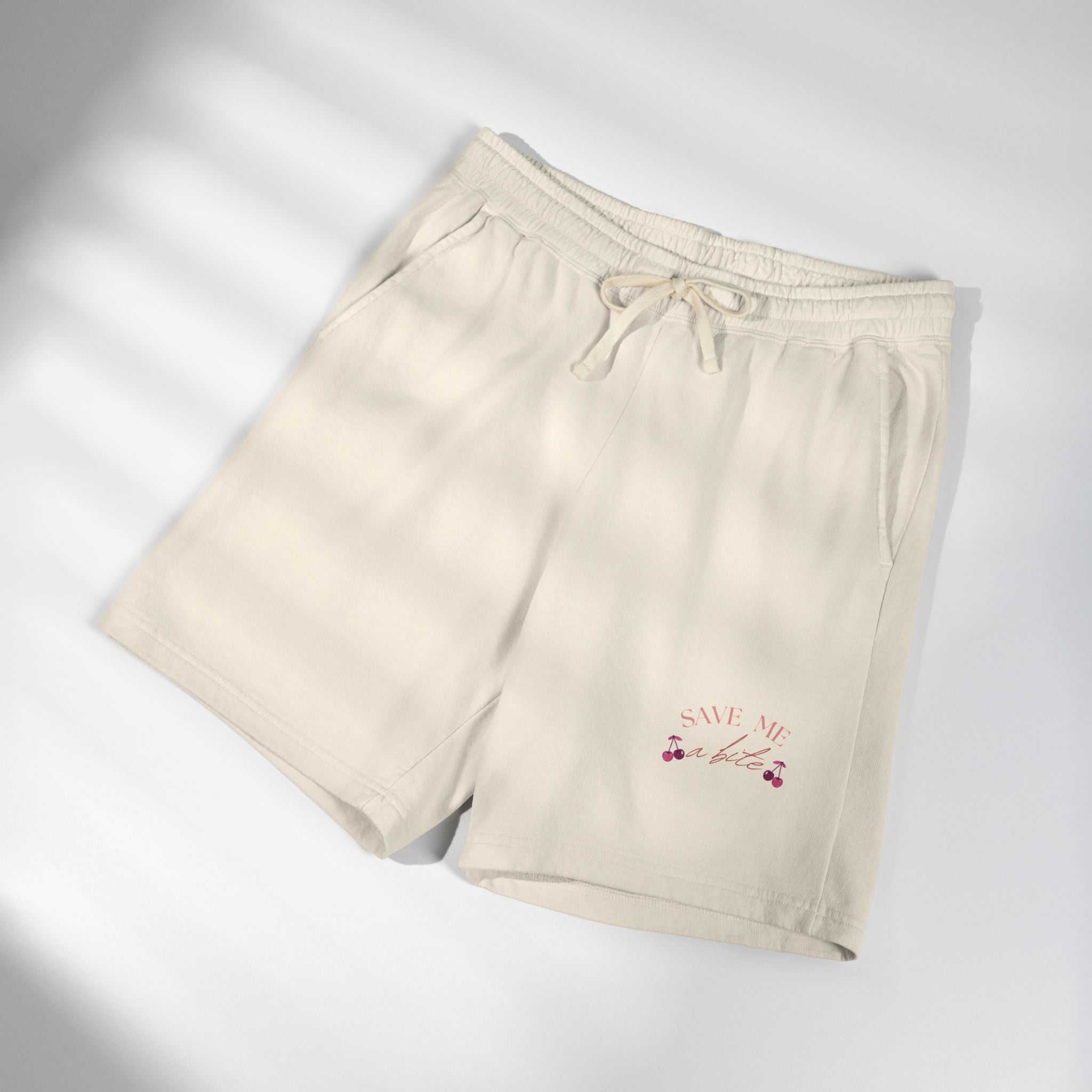 Save Me Sweat Shorts — Lightweight Garment-Dyed Fleece Lounge Shorts