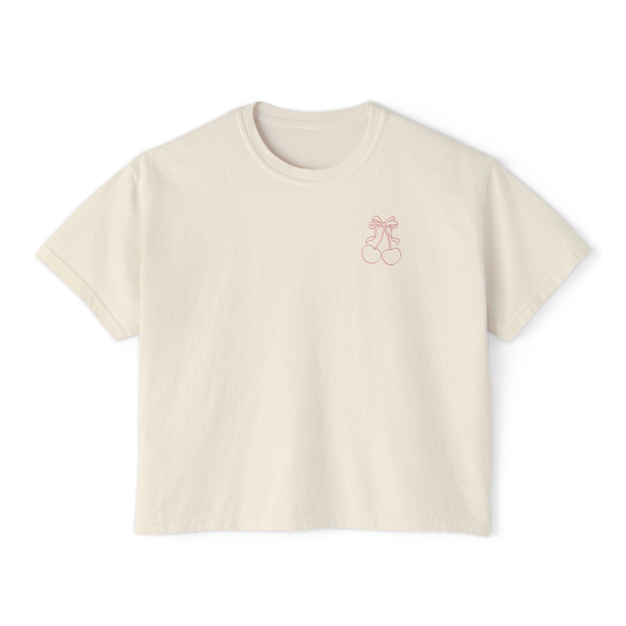 Pretty Girls Eat Dessert Boxy Tee