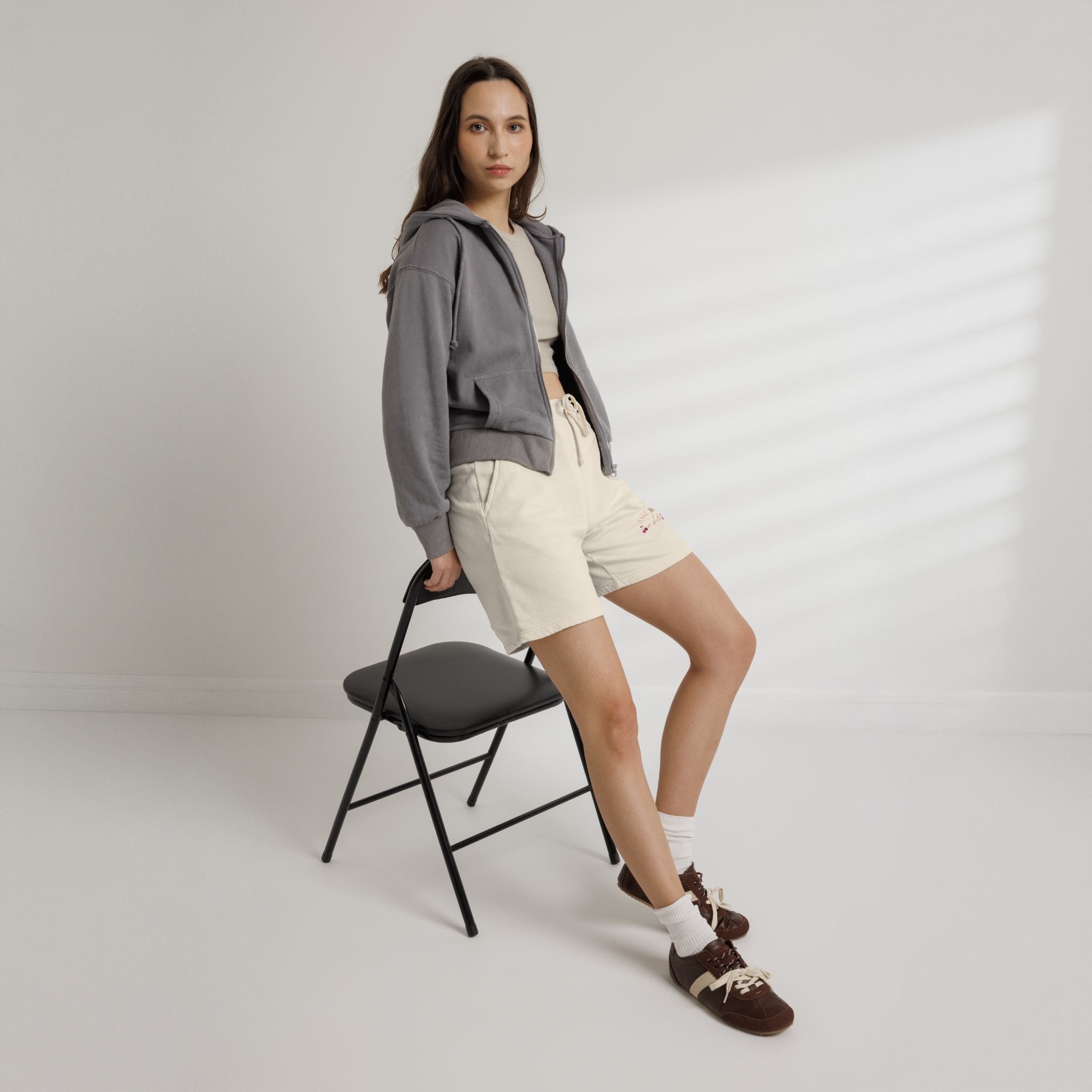 Save Me Sweat Shorts — Lightweight Garment-Dyed Fleece Lounge Shorts