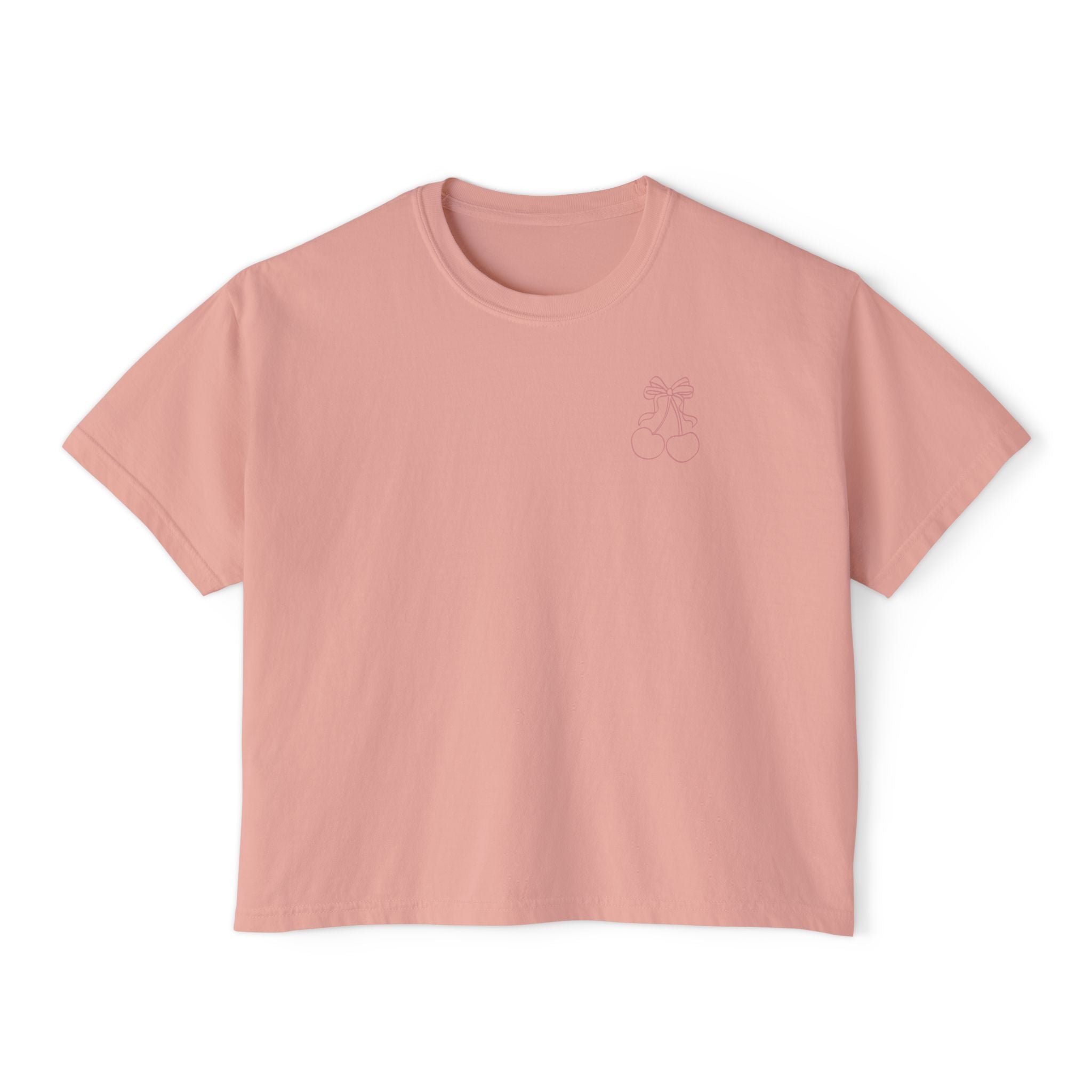 Pretty Girls Eat Dessert Boxy Tee